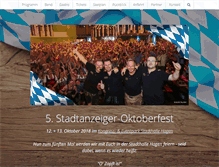 Tablet Screenshot of oktoberfest-hagen.de